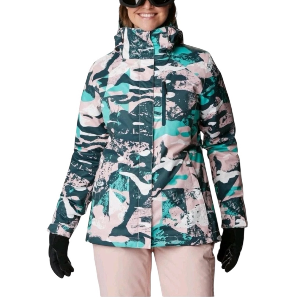COLUMBIA Women's Whirlibird IV 3-1 Interchange Jacket Dusty Pink Geoglacial | XS